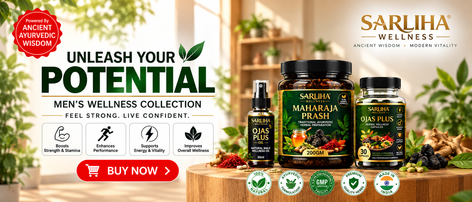Discover SARLIHA wellness products